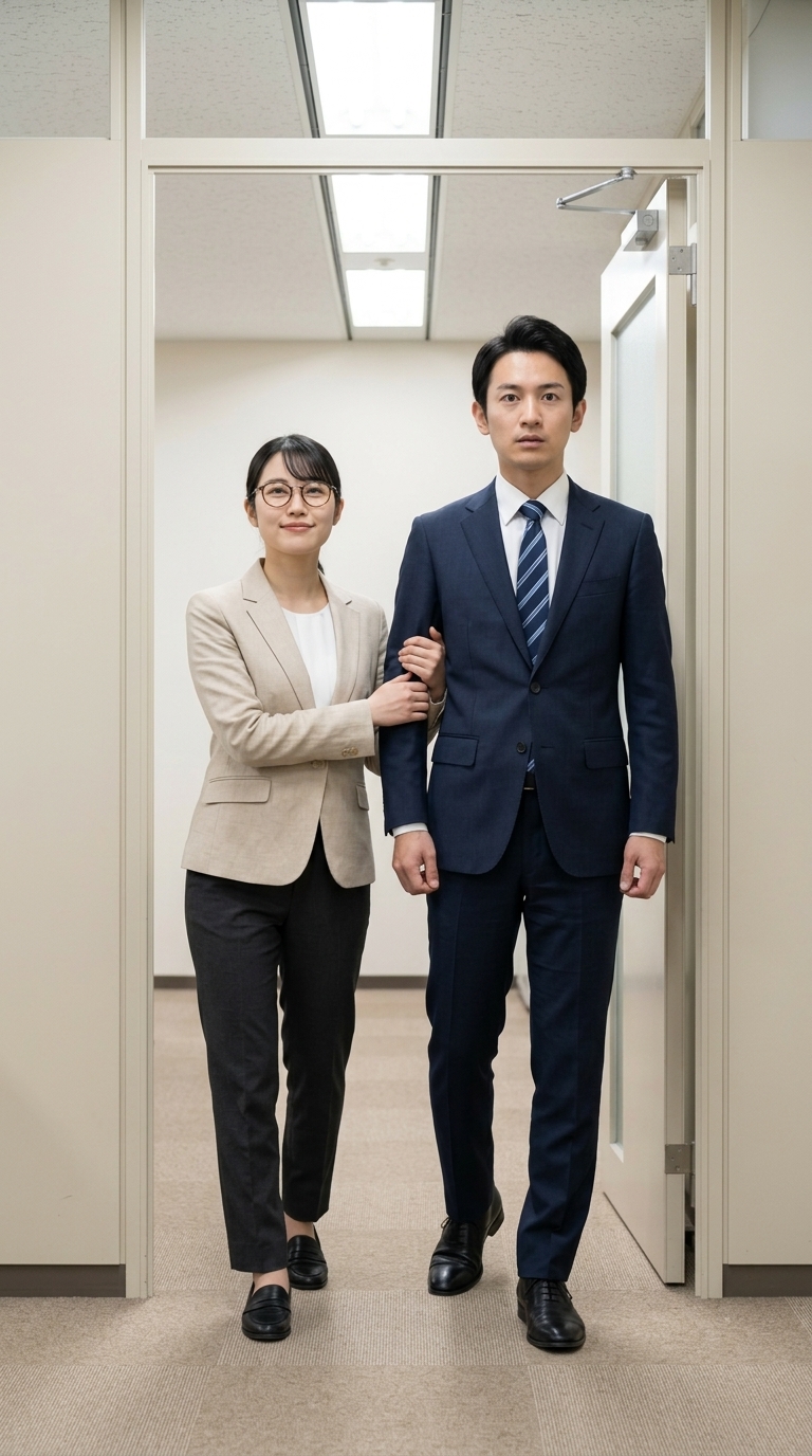 新人を煽った結果、力ずくで部屋から引きずり出されるイメージ