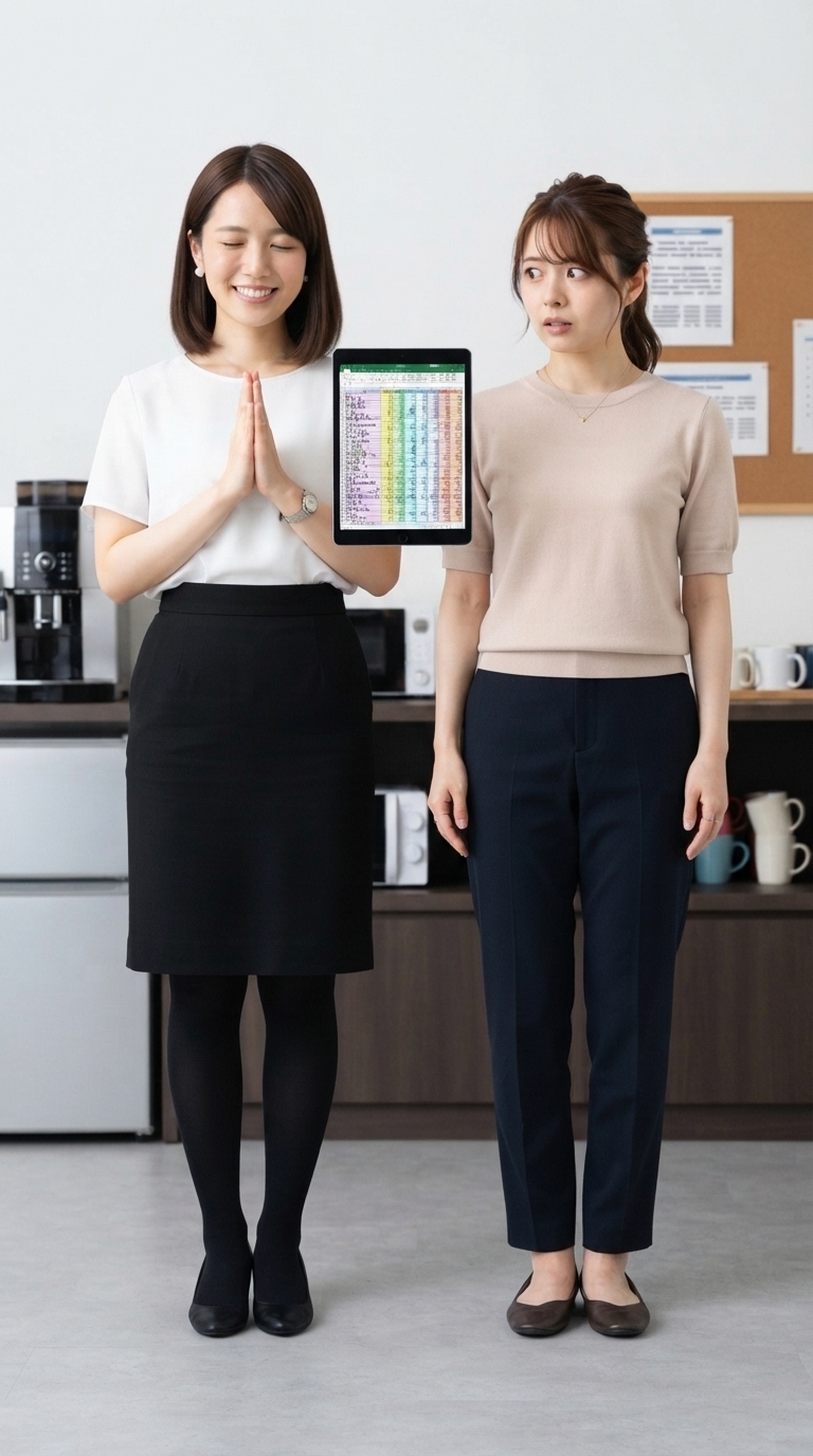 不倫まとめの収益化で社会貢献したと清らかな顔で語る女性のイメージ